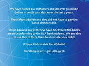 Learn bank fraudulent activities while abolish card dues