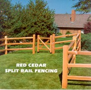 Wood Round  & Split Rail Fence - New